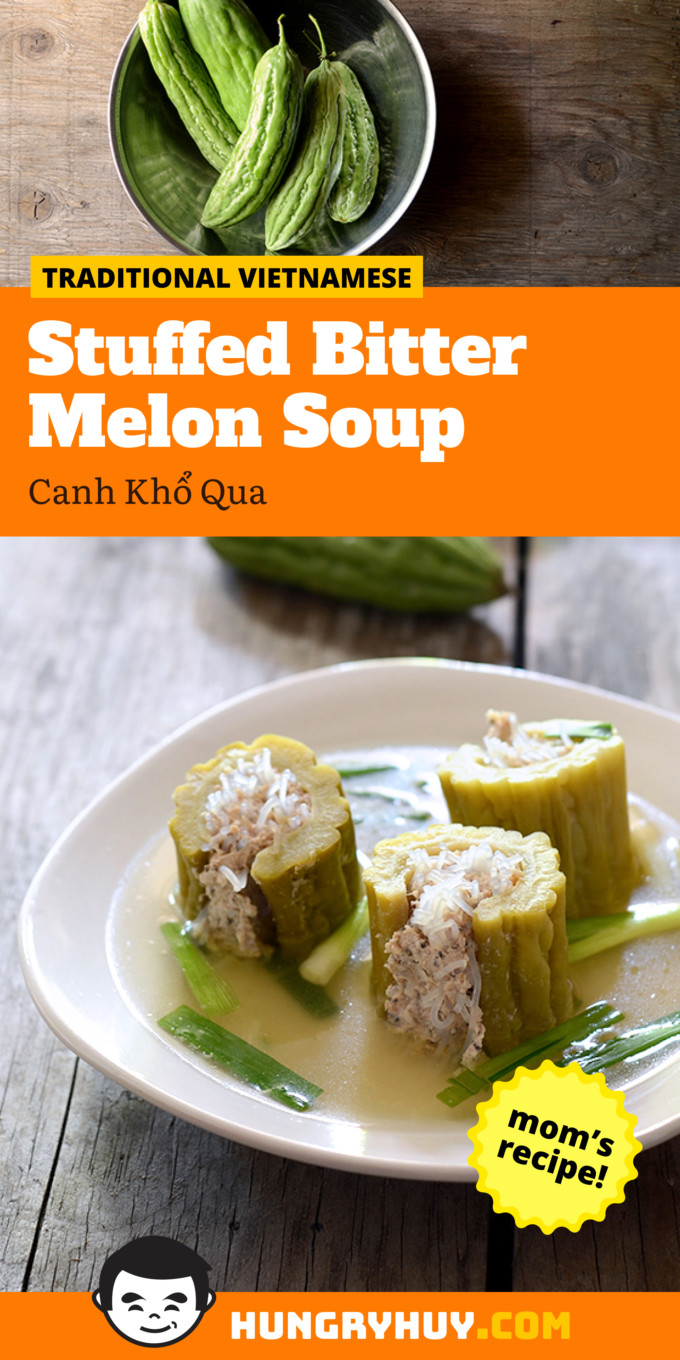 bitter melon soup Pinterest image