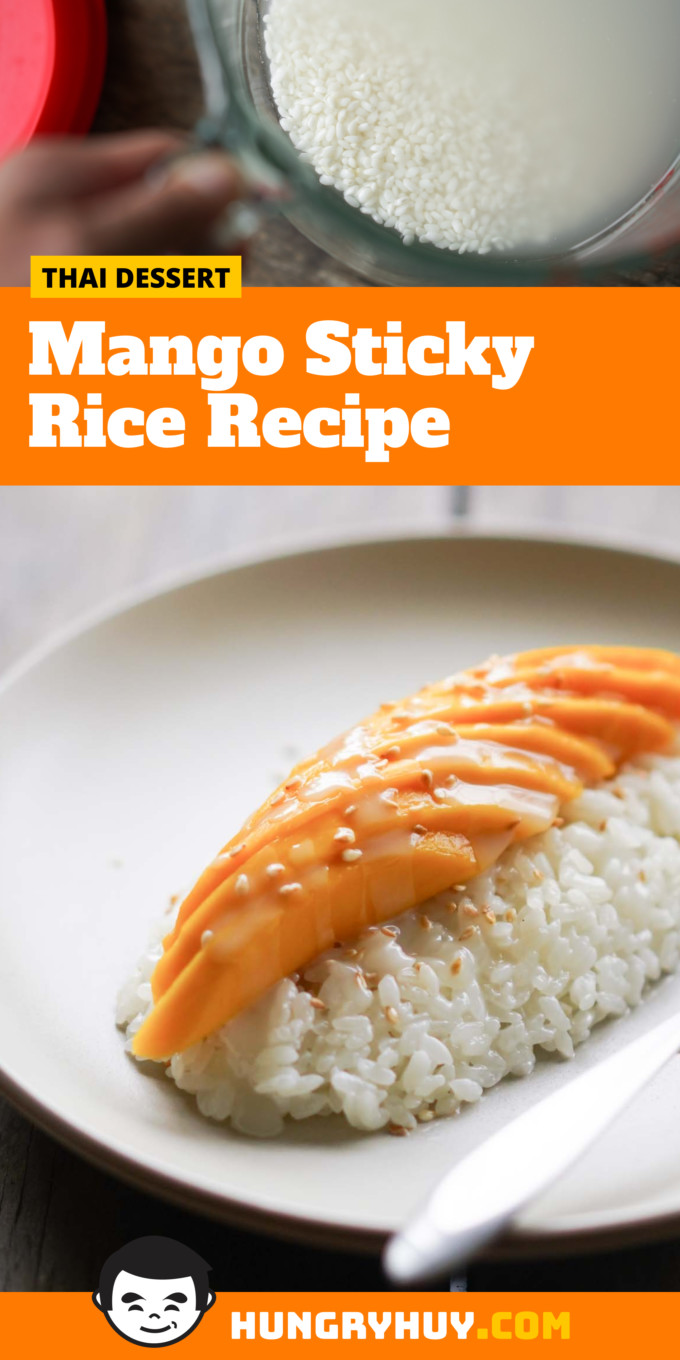 mango sticky rice Pinterest image